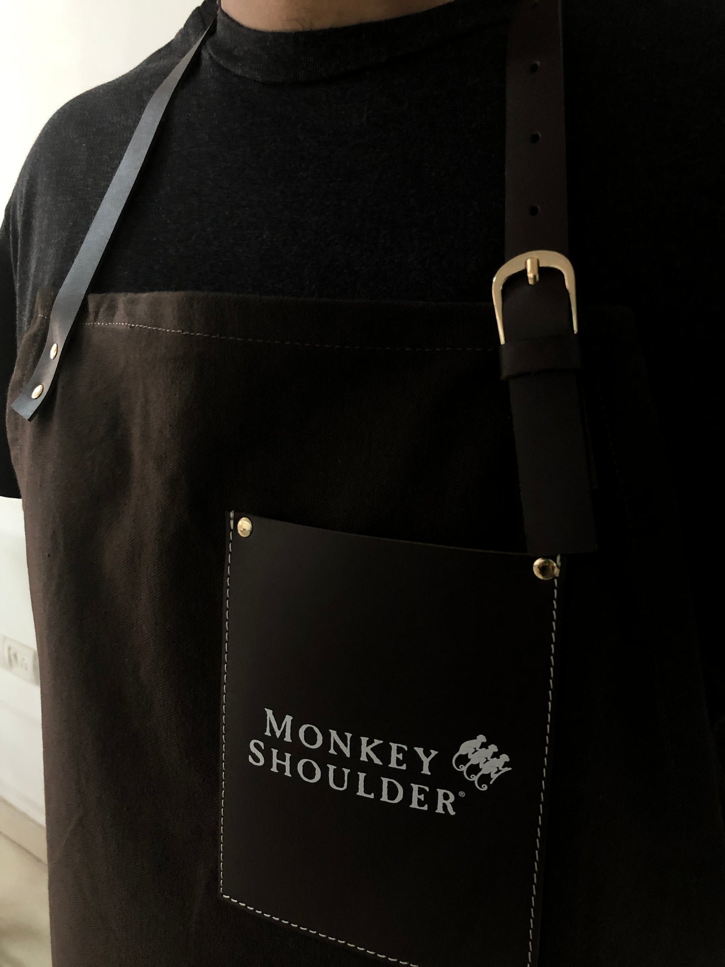 Canvas + Leather Chef Aprons - MS