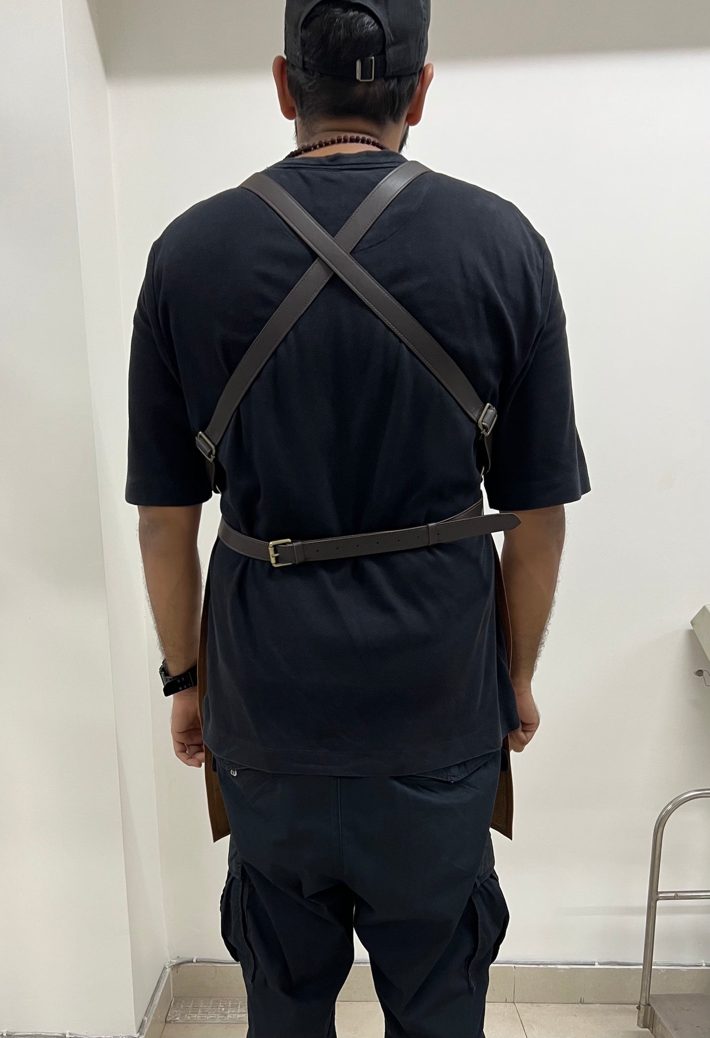 Leather Bar Apron 004 - BG