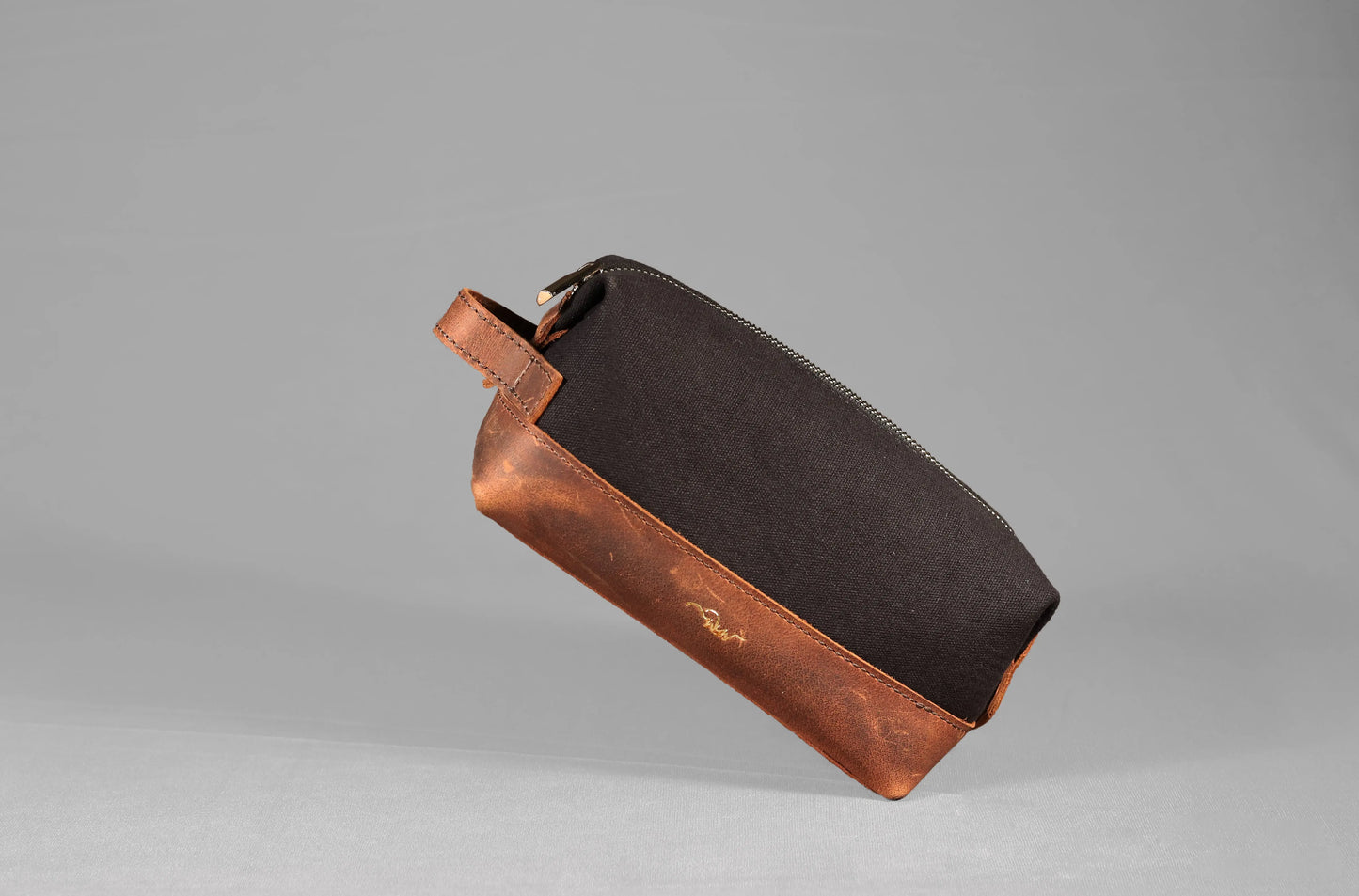 Canvas Leather Travel Kit wishworthstudio
