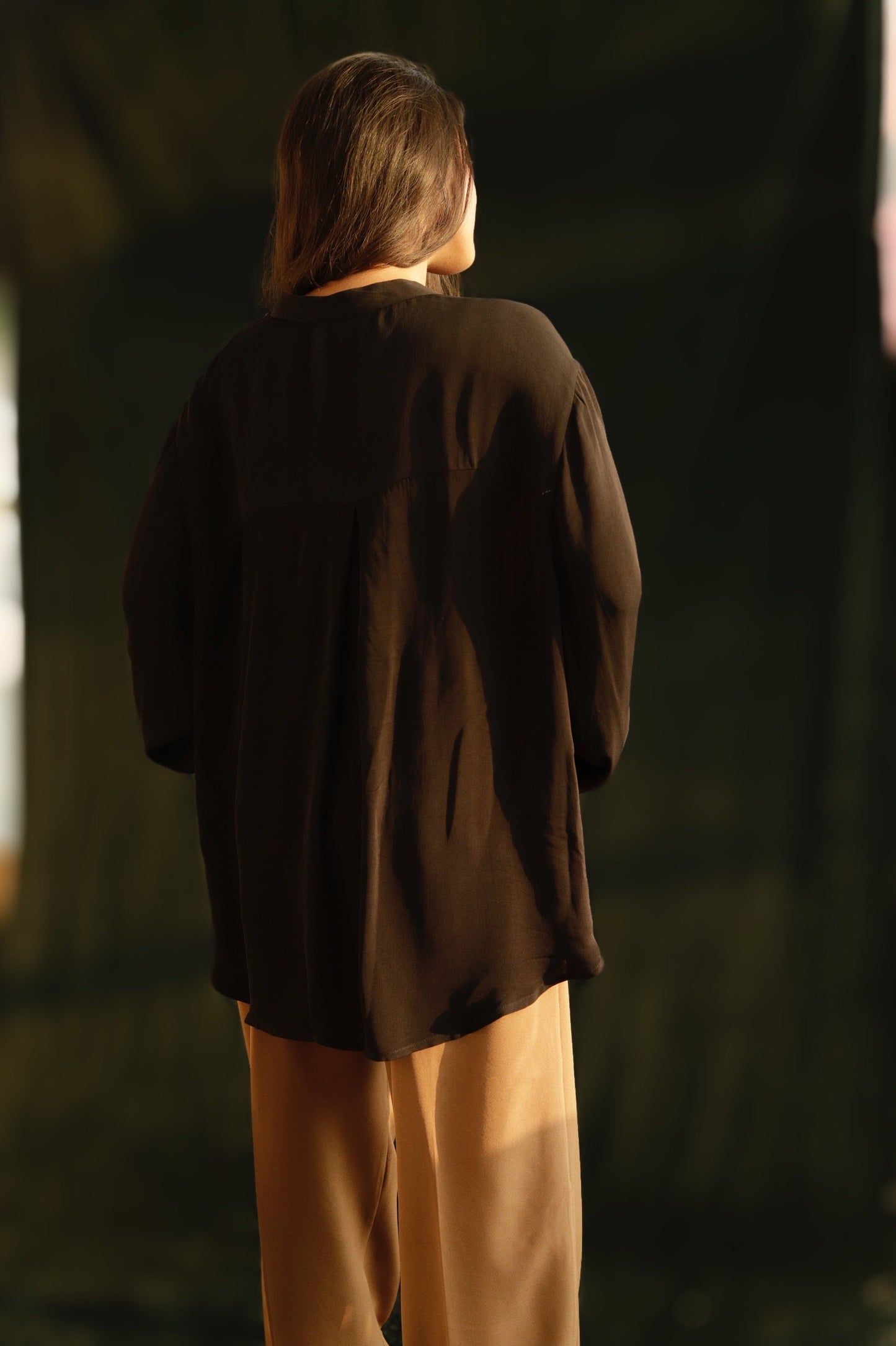 Dual Coloured Shirt maison lavin