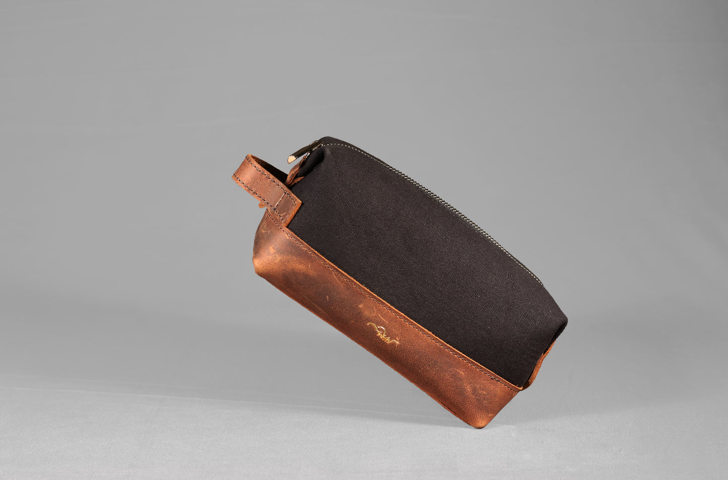 Canvas Leather Travel Kit